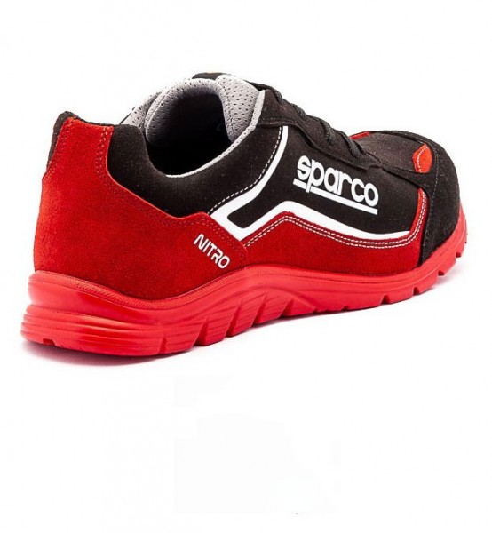 SPARCO Zapato Seguridad NITRO Negro-Rojo S3 SRC