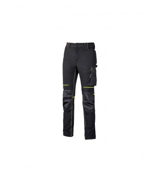 Pantalones de trabajo U-Power Atom - Black Carbon