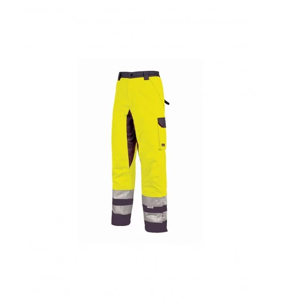 Pantalon impermeable de trabajo U-Power Subu - Yellow Fluo