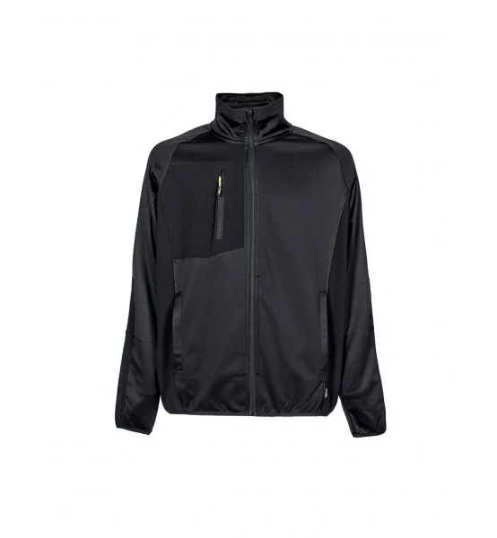 Sudadera de trabajo U-Power Hull-negra-back